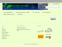 Tablet Screenshot of navi-nec.de